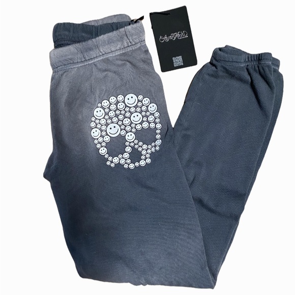 Lauren Moshi Pants - NEW LAUREN MOSHI ALANA HAPPY SKULL OMBRE JOGGER
